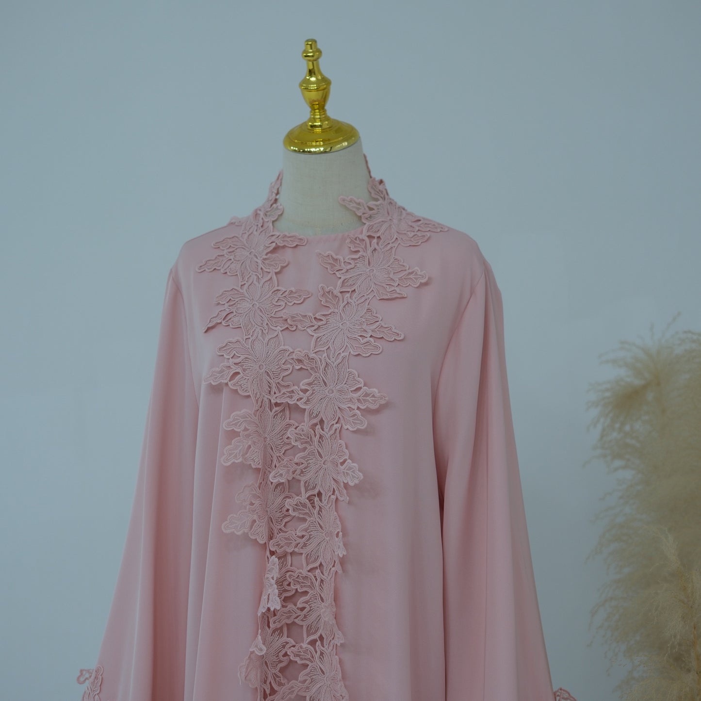 The Fleur Lace Abaya (EG140)