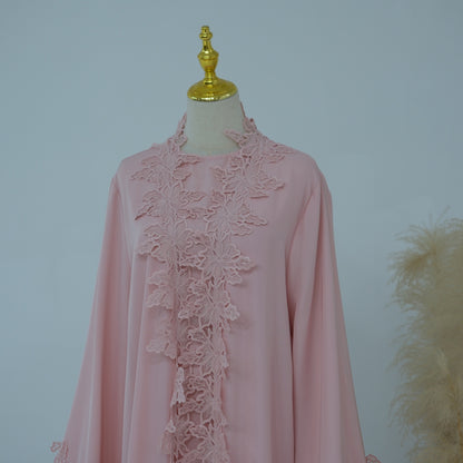 The Fleur Lace Abaya (EG140)