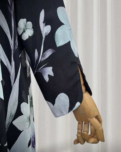 The Botanical Print Abaya Set (EG146)