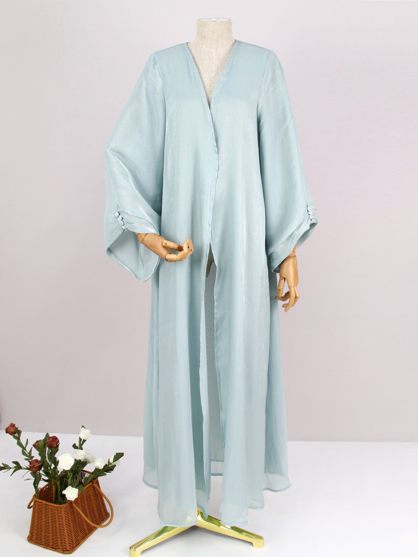The Serene Organza Abaya (EG141)