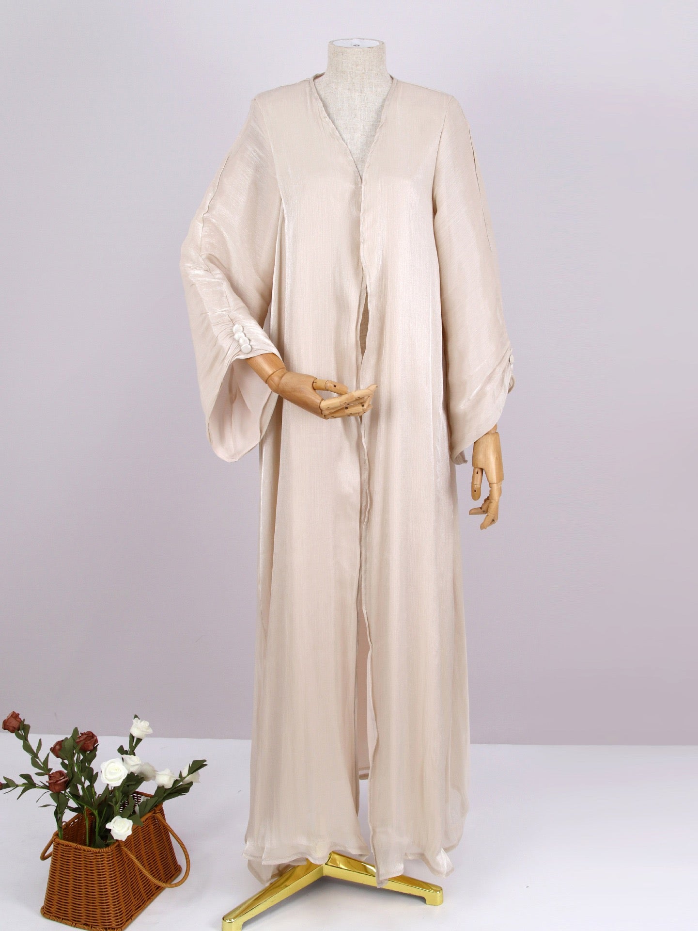 The Serene Organza Abaya (EG141)