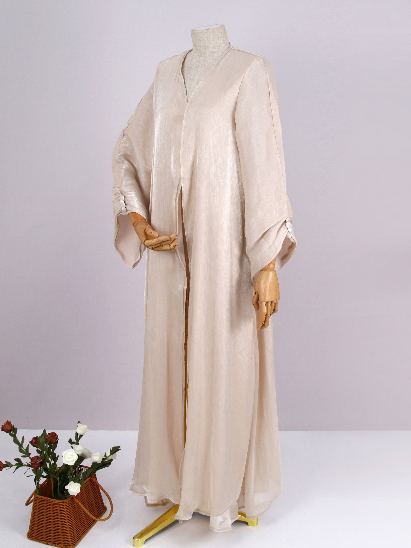 The Serene Organza Abaya (EG141)