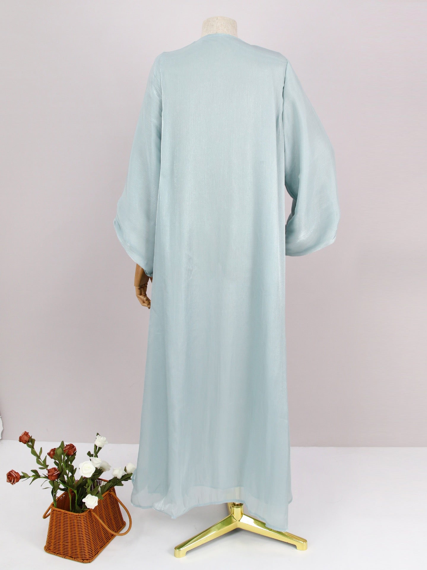 The Serene Organza Abaya (EG141)