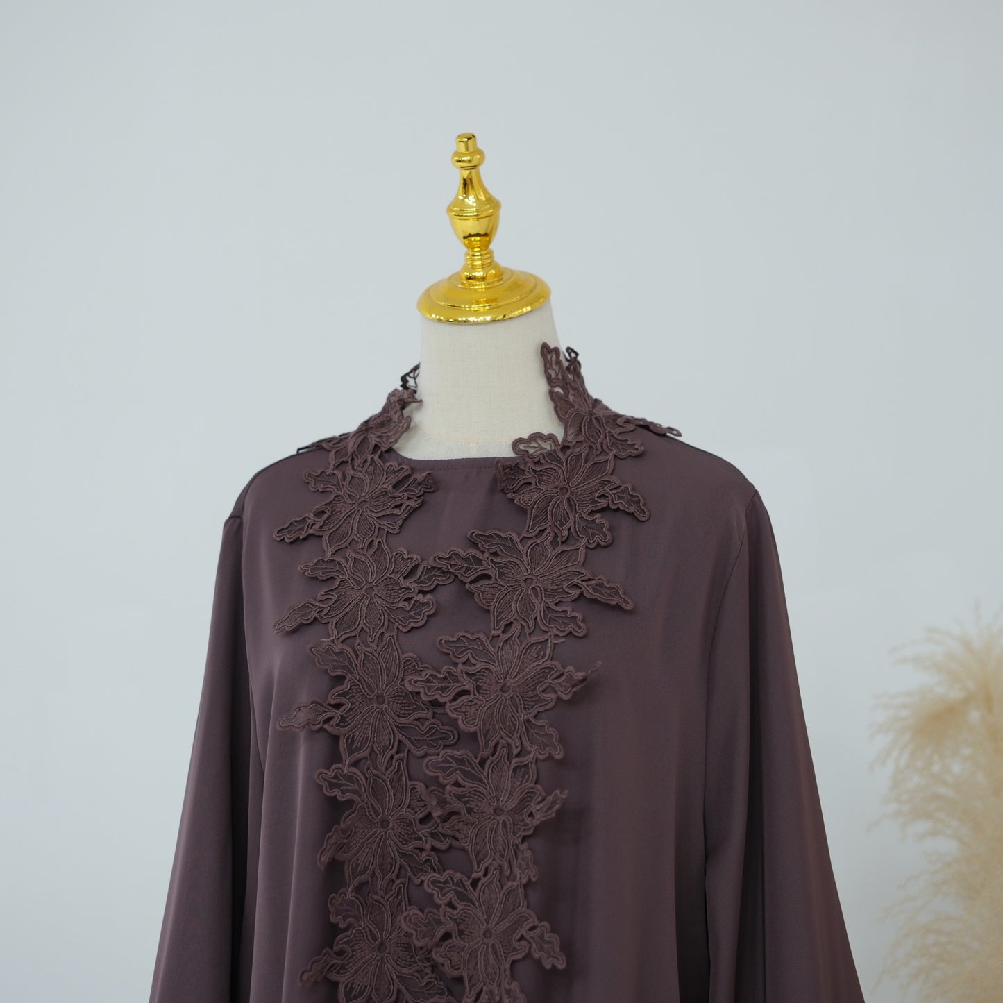 The Fleur Lace Abaya (EG140)