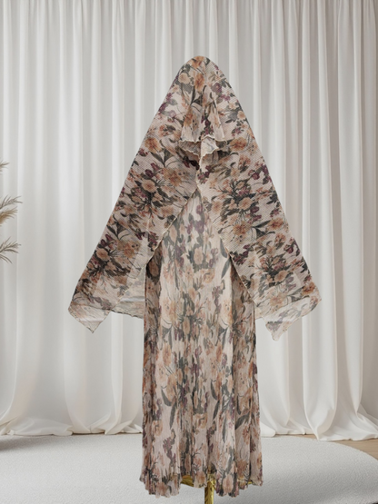 The Layan Pleated Abaya (EG155)
