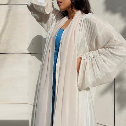 The Serene Organza Abaya (EG141)