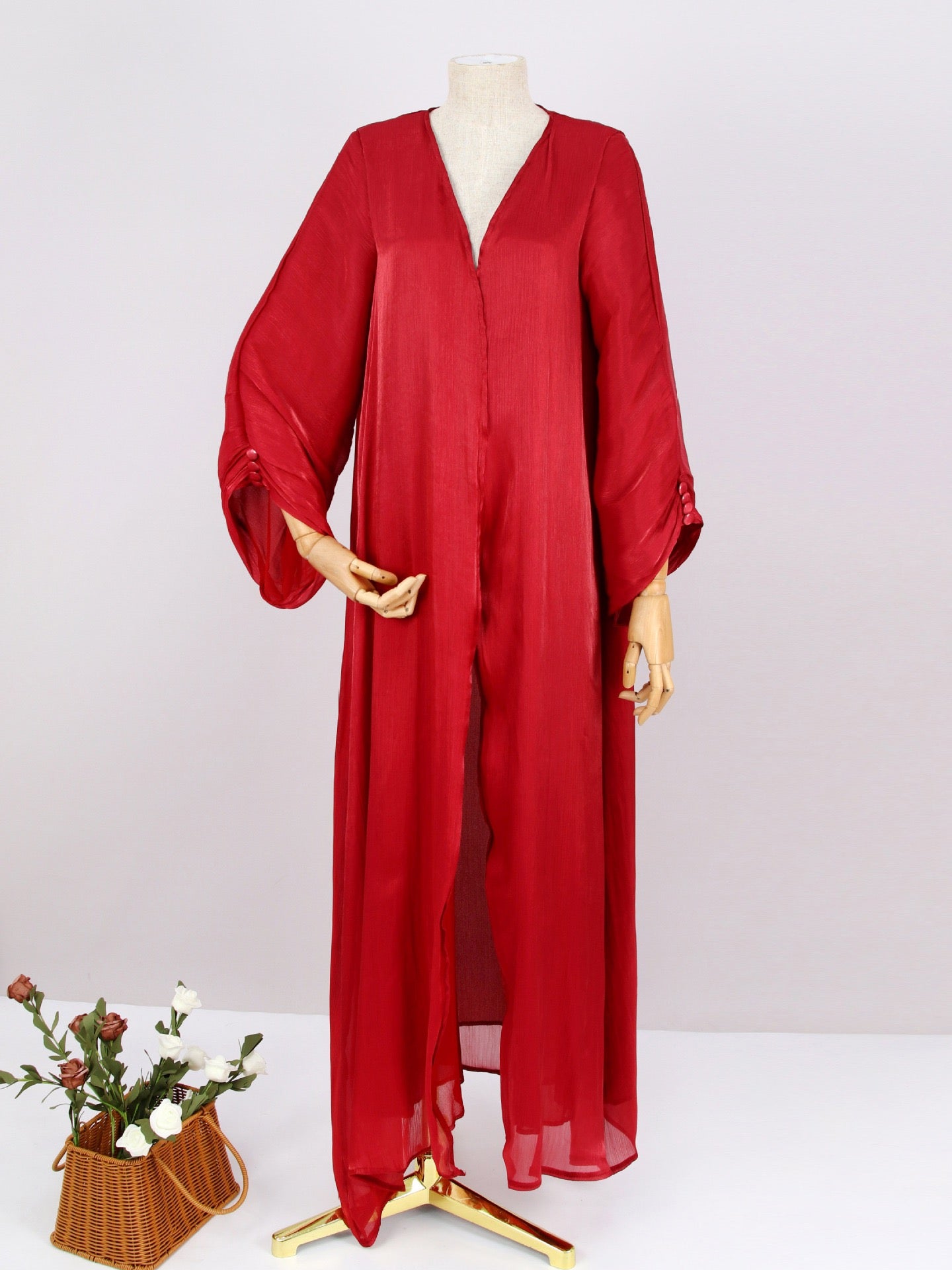 The Serene Organza Abaya (EG141)