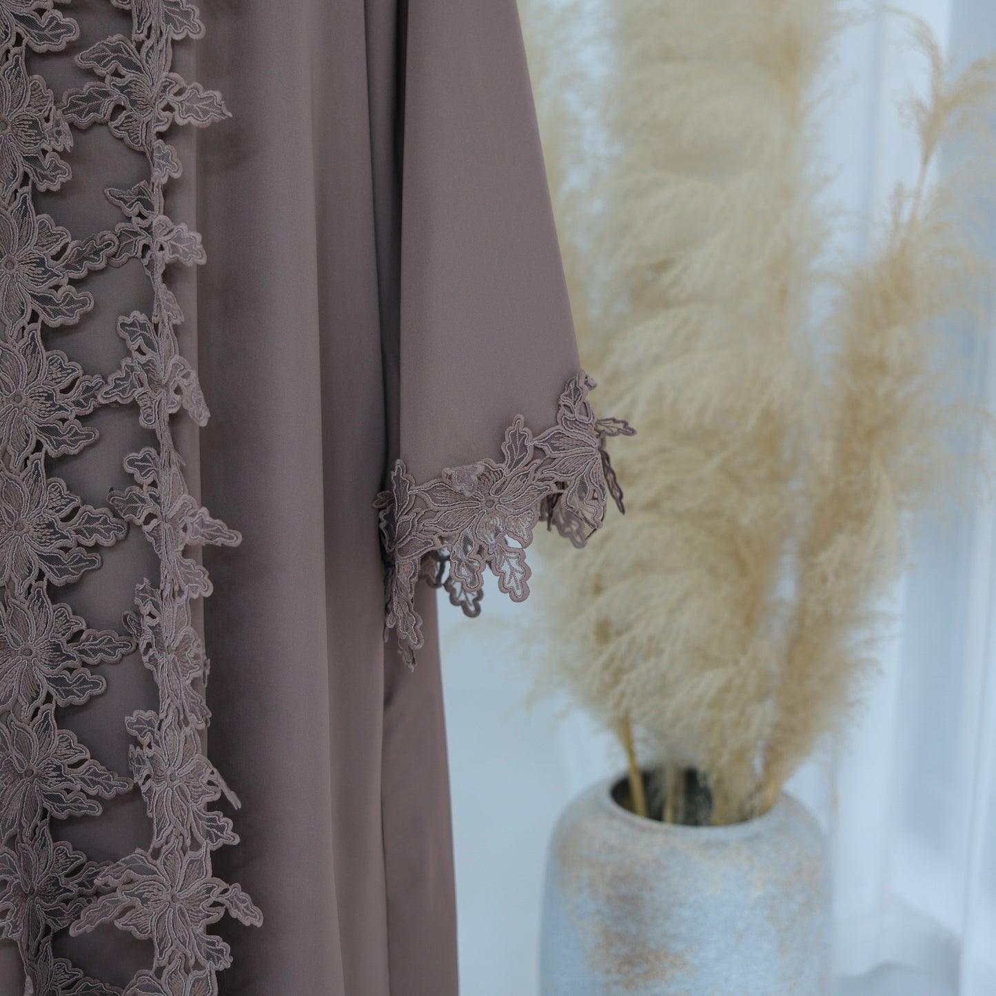 The Fleur Lace Abaya (EG140)