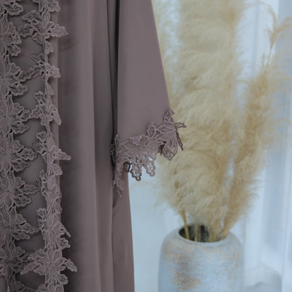 The Fleur Lace Abaya (EG140)