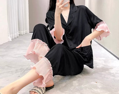 High-end Silk Pajama Set (EG204)