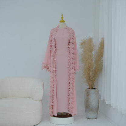 The Fleur Lace Abaya (EG140)