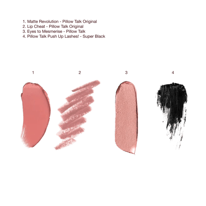 Charlotte Tilbury Pillow Talk Icons On The Go Lip & Eye Kit - Elara Global