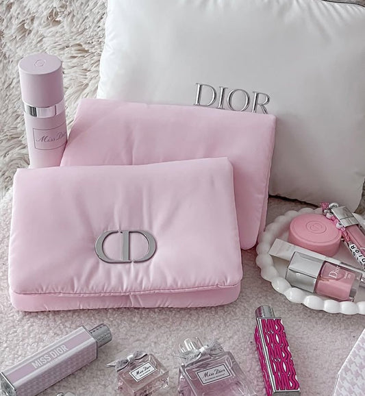 Dior beauty pink cloud CD pouch - Elara Global