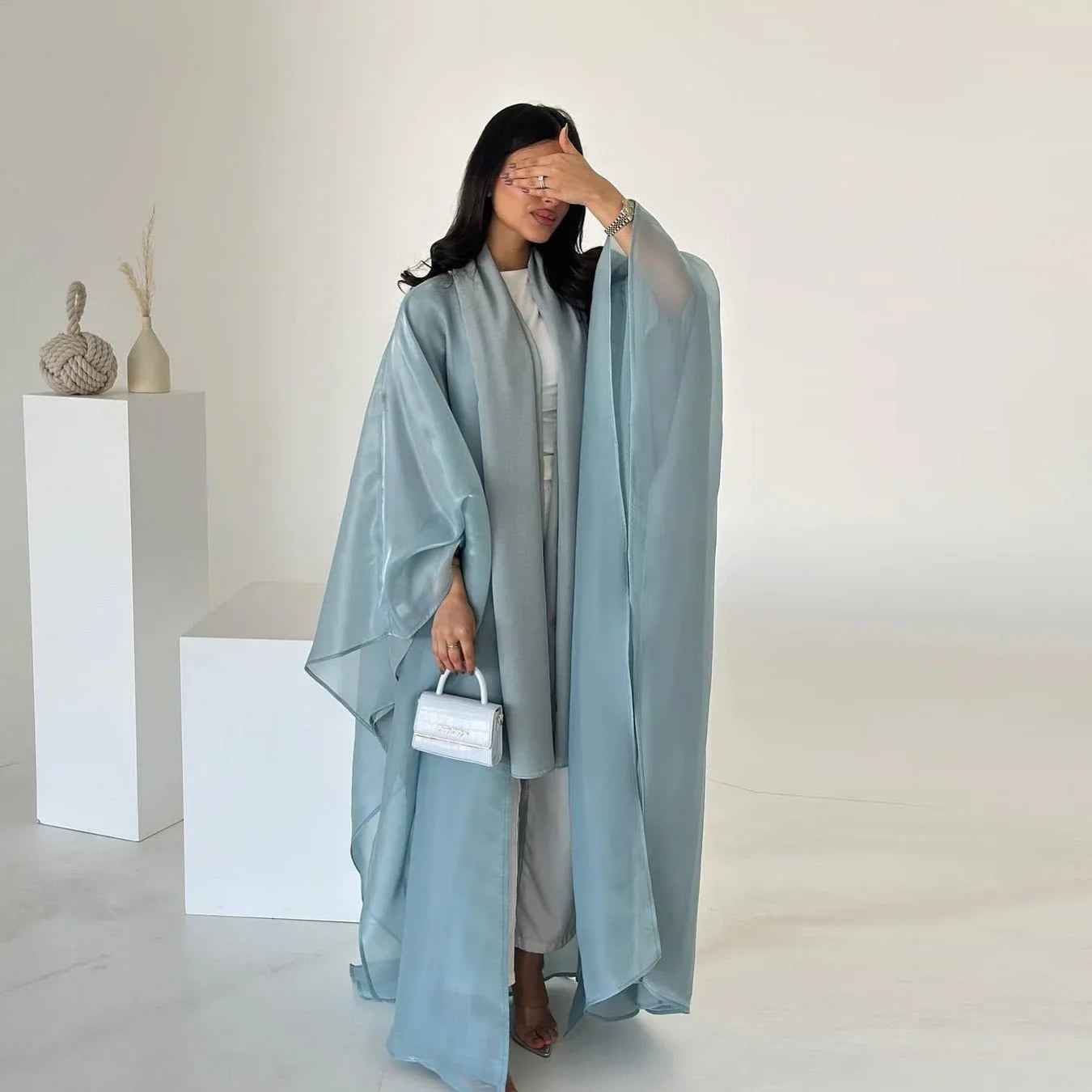 Elegant Evening Wear Abaya 2-piece set (EG108)