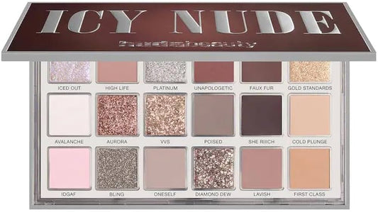 Huda Beauty Icy Nude Eyeshadow Palette - Elara Global
