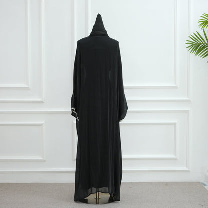 Modest Luxury Evening Wear Beading - Embellished Abaya Set (EG112) - Elara Global