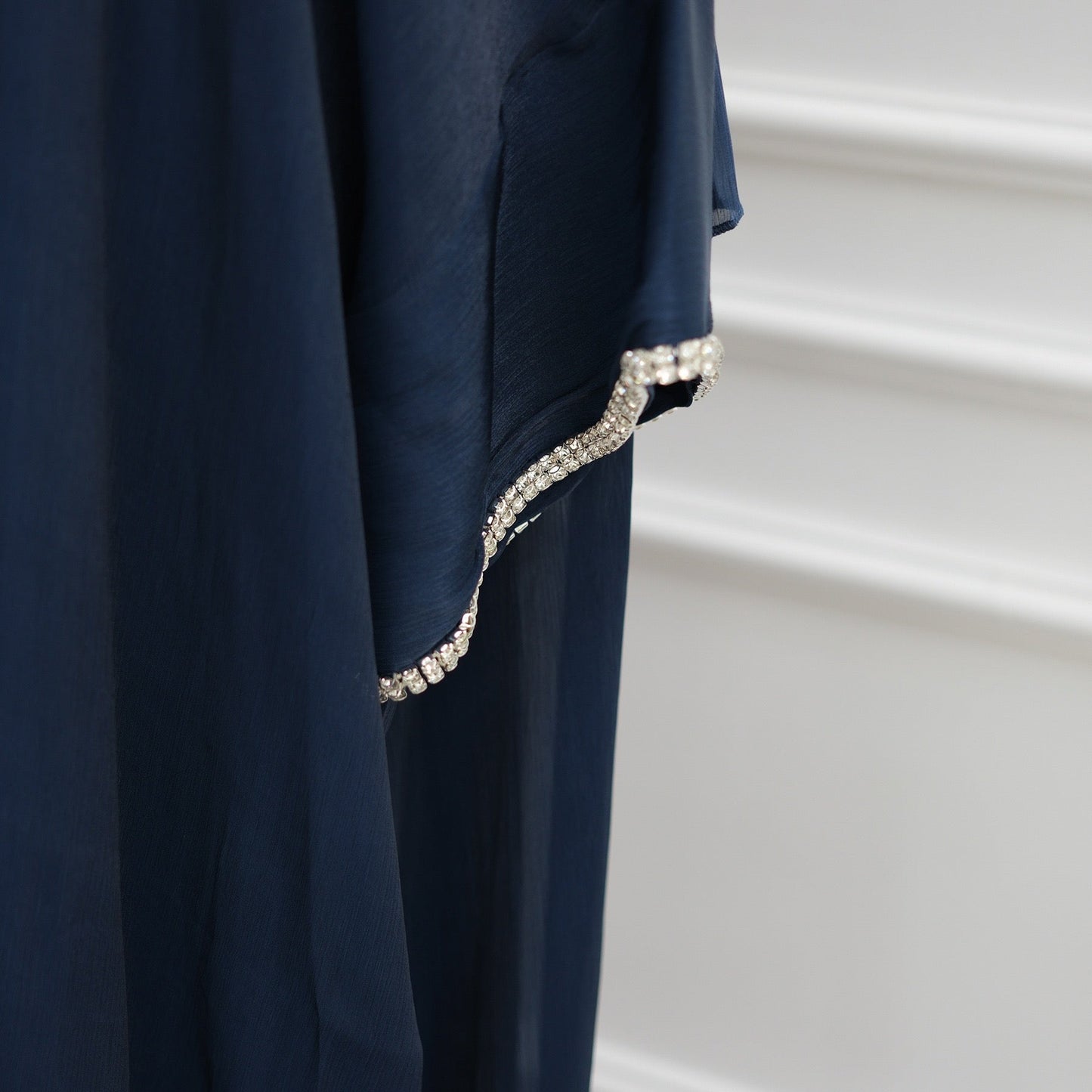 Modest Luxury Evening Wear Beading - Embellished Abaya Set (EG112) - Elara Global