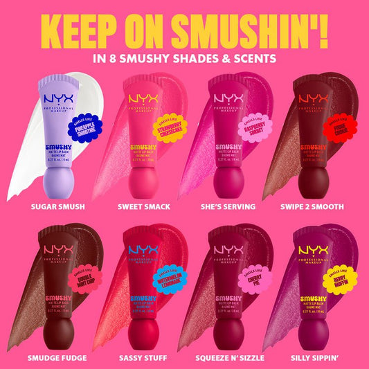 NYX Cosmetics Smushy Soft Matte Tinted Lip Balm - Elara Global