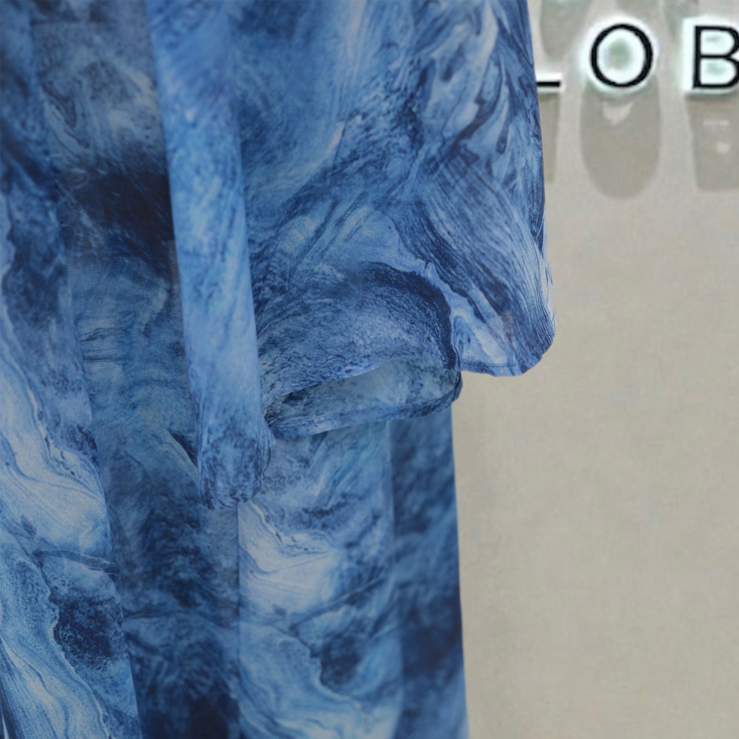 Printed Cardigan & Abaya Collection | Modest Luxury Loungewear, Feather Print Robes (EG127) - Elara Global