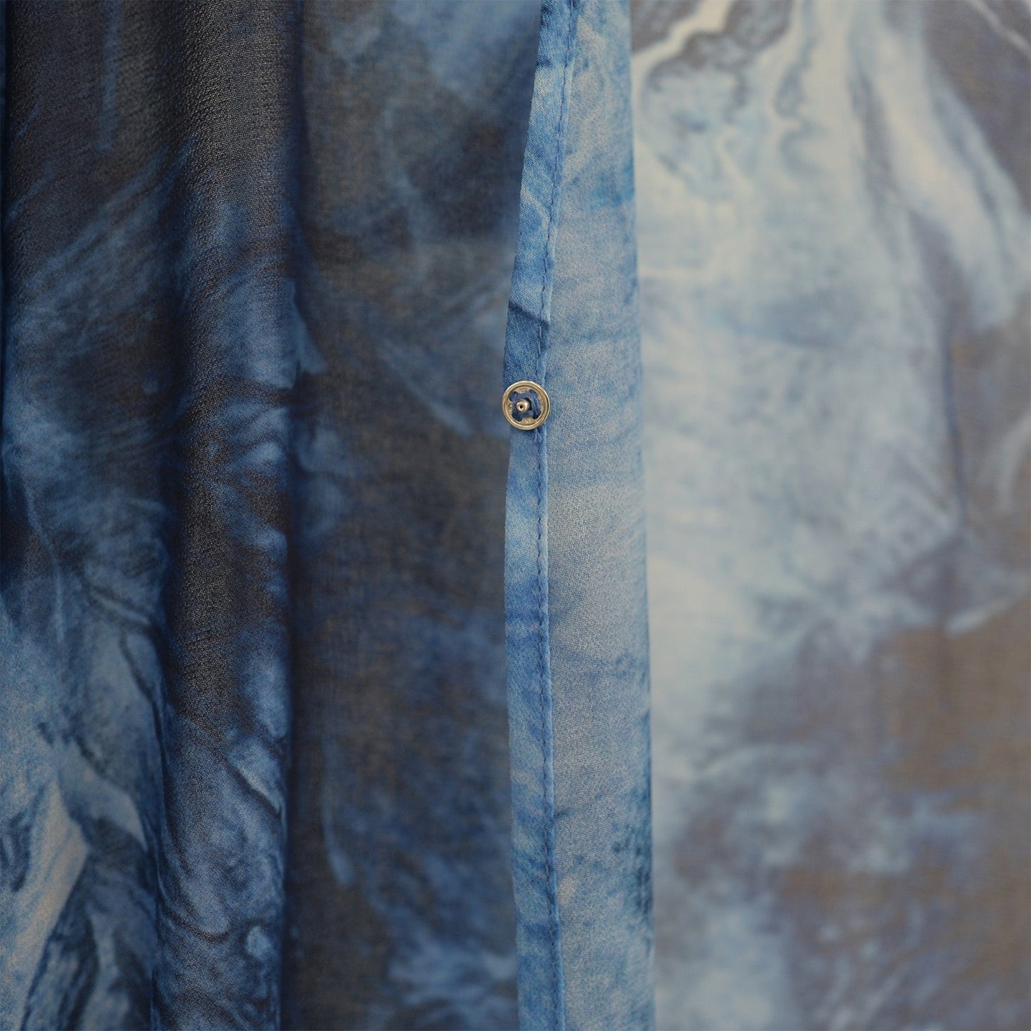 Printed Cardigan & Abaya Collection | Modest Luxury Loungewear, Feather Print Robes (EG127) - Elara Global