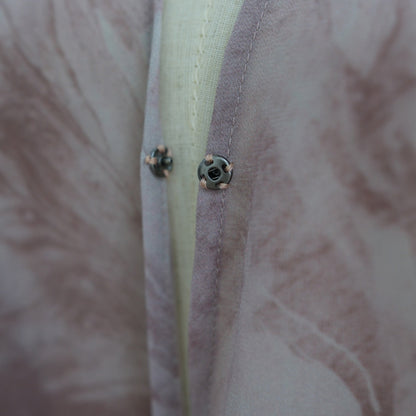 Printed Cardigan & Abaya Collection | Modest Luxury Loungewear, Feather Print Robes (EG127) - Elara Global