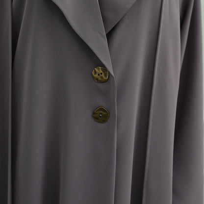 Turkish Coat Abaya With Matching Hijab (EG118) - Elara Global