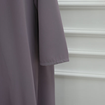 Turkish Coat Abaya With Matching Hijab (EG118) - Elara Global