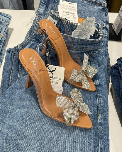 Zara Nude Toed Heel - Elara Global