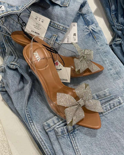Zara Nude Toed Heel - Elara Global